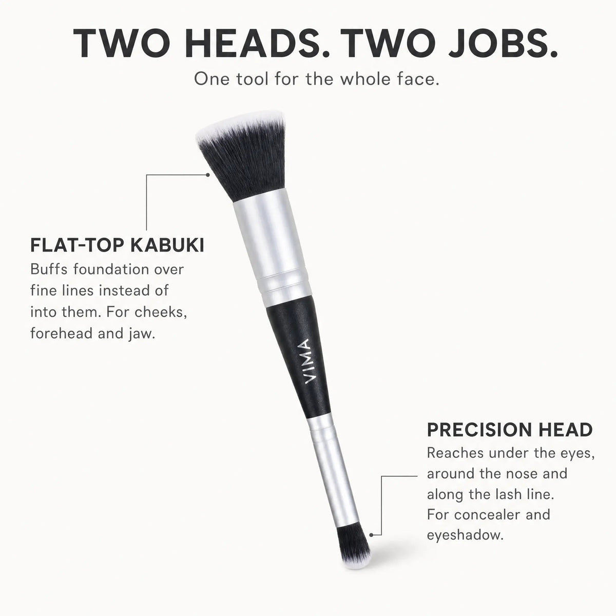 2-in-1 Cruelty-Free Brush